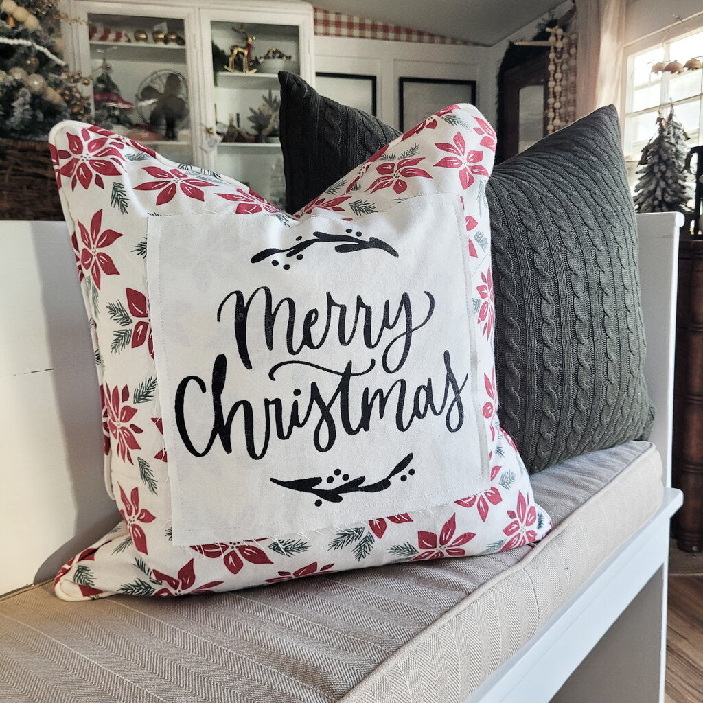 MERRY CHRISTMAS PILLOW (2 OPTIONS)