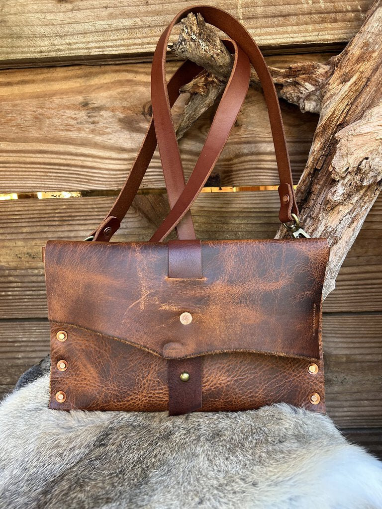 RUSTIC LEATHER FESTIVAL CROSBODY BAG